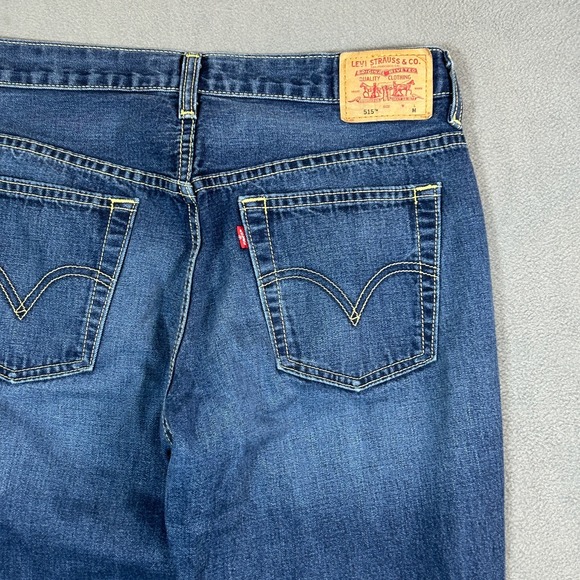 Levis 515 Jeans Womens Size 10 MIS Bootcut Dark Wash 100% Cotton Western USA - Picture 11 of 13